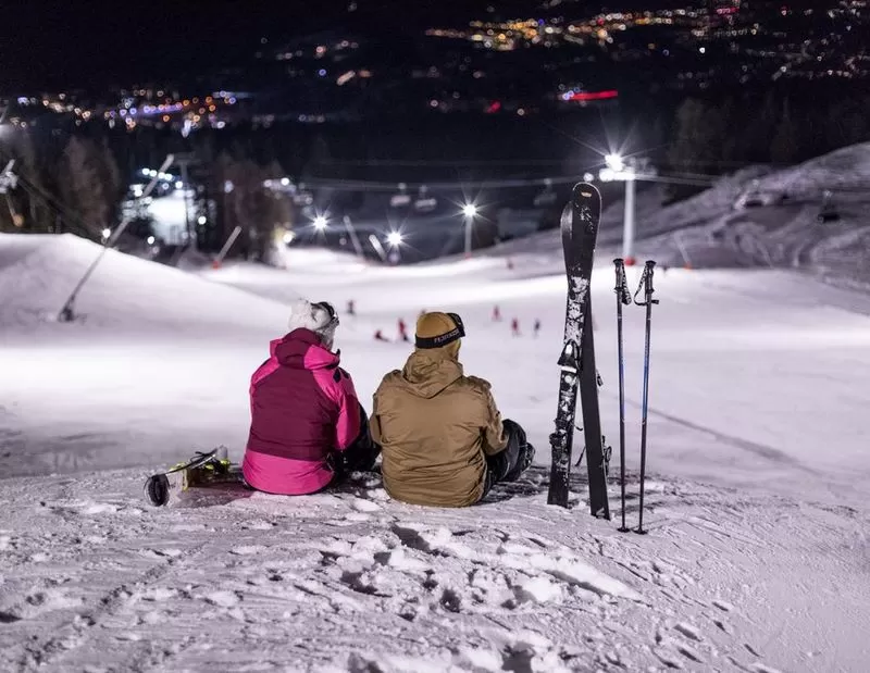 Sci notturno a Crans Sci notturno a Crans