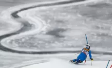 PASSO DELLO STELVIO - Allenamenti sul ghiacciaio per gli slalomisti azzurri