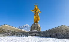 Uno skiwriter dolomitico a Madesimo...