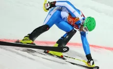 Fisi Pentaphoto - Stefano Gross, quarto in slalom a Sochi 2014