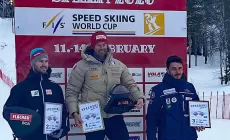 SALLA - Simone Origone, vittoria numero 45 nello sci velocità
