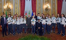 CONI - I medagliati olimpici accolti da Mattarella al Quirinale 