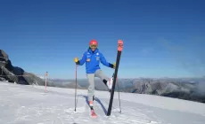 STELVIO - Innerhofer torna sugli sci dopo l’infortunio