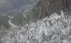 COURMAYEUR- Il radar conferma: il ghiacciaio si muove di 35/40 cm al giorno