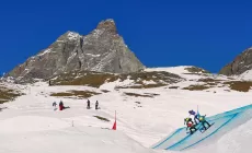 CERVINIA - Al via i preparativi per la Coppa del mondo di snowboard cross