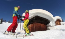 PASSO SAN PELLEGRINO - San Valentino sugli sci lungo la Pista degli Innamorati