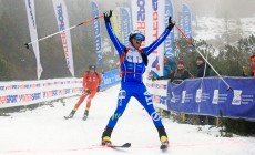 ALPAGO PIANCAVALLO - Damiano Lenzi oro nell'individuale di sci alpinismo