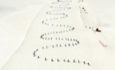 LIVIGNO - Il serpentone degli Istruttori nazionali chiude la sessione di aggiornamento