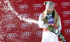 Vonn trionfo a St. Moritz, Goggia “Ci ha portate tutte a scuola”
