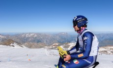 LES 2 ALPES - I fratelli Marsaglia e Mattia Casse si allenano sul ghiacciaio, fotogallery