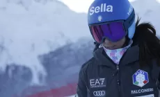 Infortunio per Elena Curtoni: rotto l'osso sacro