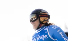 Video, Brignone torna a gareggiare sulla pista Erta