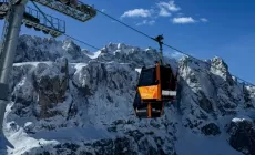 La fiaccola olimpica arriva nelle Dolomiti