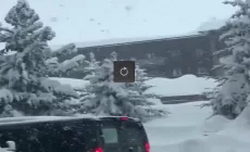 CERVINIA - Breuil isolata dopo mega nevicata di 2,5 metri