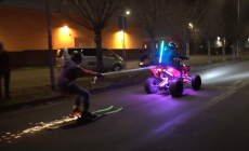 Sciare a Milano, urban freeride di Torquato Testa in Bicocca