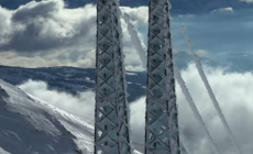 Campo Imperatore sembra un scultura di neve, video