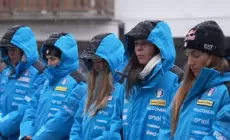 Video, l'omaggio della Nazionale alle vittime di Crans Montana