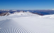 STELVIO - Sofia Goggia torna sugli sci, con lei le slalomiste