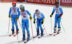COURCHEVEL MERIBEL - La Svizzera vince il Team Event, Italia subito fuori