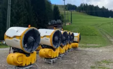 POZZA DI FASSA - Nuovi cannoni per la "Pista Azzurra" Aloch
