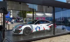A Trento presentata l'Audi e-tron GT quattro in livrea Fisi