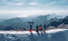Sciare vista mare, splitboard sul monte Carcaraia (Alpi Apuane), video 