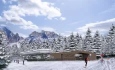 CORTINA - La nuova cabinovia Leitner che collegherà Tofana e 5 Torri