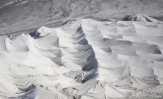 Anche sul ghiacciaio del Rodano i teli geotessili antiscioglimento