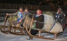 COLFOSCO - gara di slitte da fieno e festa