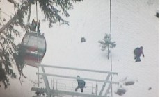 VAL GARDENA - Cade un albero sulla cabinovia Ciampinoi, tragedia sfiorata