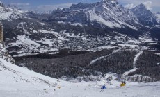 CORTINA - In Tofana la stagione sciistica continua fino al 10 aprile