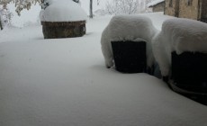 Raro fenomeno di 'temporale di neve' oggi a Bologna