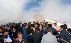 Marmolada - Inaugurata la nuova terrazza panoramica a Punta Rocca