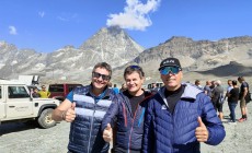 CERVINIA - Ispezione Fisi sulla pista Gran Becca, tra 80 giorni le discese