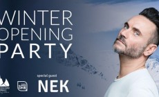 PONTEDILEGNO - Nek in concerto il 7 dicembre inaugura la stagione, al Tonale si scia