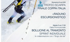 PASSO SAN PELLEGRINO - Il 6 aprile la finale del circuito Coppa Italia di sci d'alpinismo
