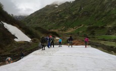RIALE - In Val Formazza sci di fondo a ottobre grazie allo snowfarming