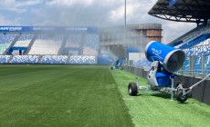 Cosa ci fa un generatore di neve al Mapei Stadium?