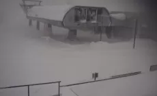 Bufera di neve a Roccaraso