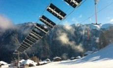 In funzione il primo skilift a energia solare 