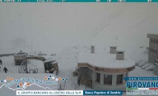 Prima intensa nevicata al Passo dello Stelvio