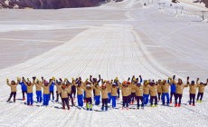 PASSO DELLO STELVIO - Arrivano i gigantisti per allenarsi sul ghiacciaio