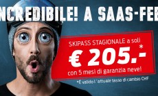 SAAS FEE - Ultima settimana per approfittare dello stagionale a 205 euro